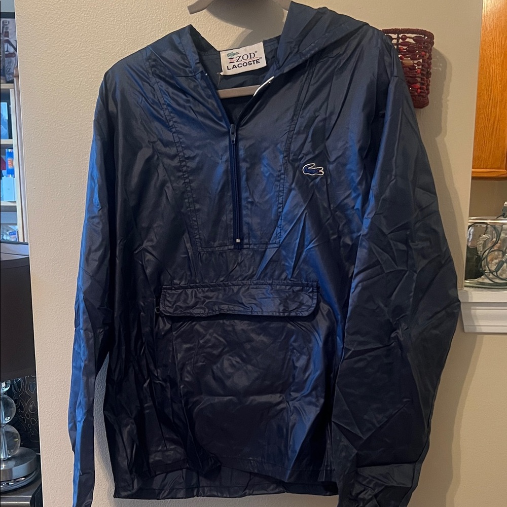 Lacoste Dark Blue Hooded Jacket
